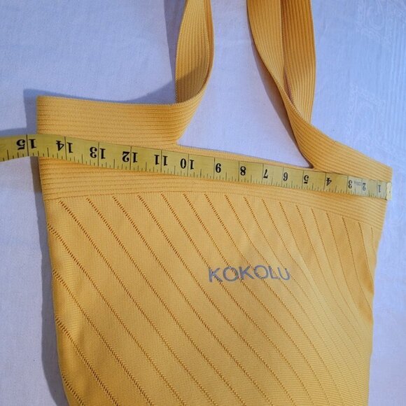 Kokolu Daily Eight Tote Bag (Yellow) - You'll love this tote - Picture 6 of 11